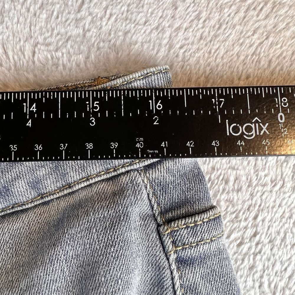 Oat New York High Rise Wide Leg Raw Hem Jeans Womens 30 Fits 32x28 Denim - Picture 7 of 9